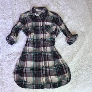 Plaid tunic Dress